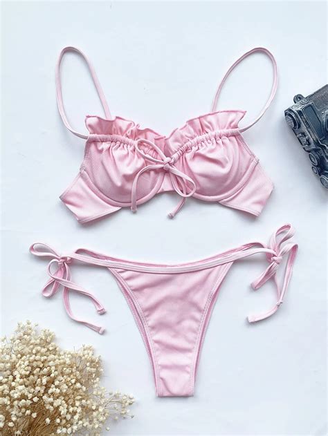 Bikini Armature Avec N Ud Et Plis Botyka