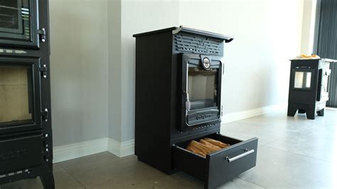 Indoor Multifunctional Wood Burning Stove with Box, Overtop Cooking ...