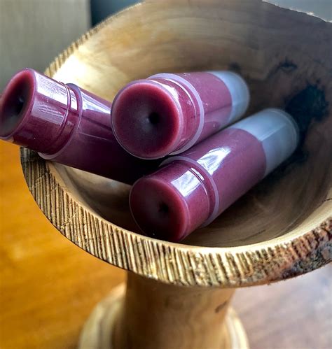 All Natural Lip Balm In Plum Etsy