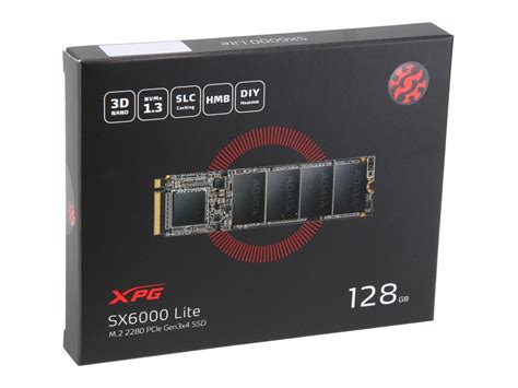 XPG SX6000 Lite M.2 2280 128GB PCI-Express 3.0 x4 3D NAND Internal ...