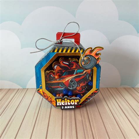 Caixa Sextavada Shaker Hot Wheels Elo Produtos Especiais