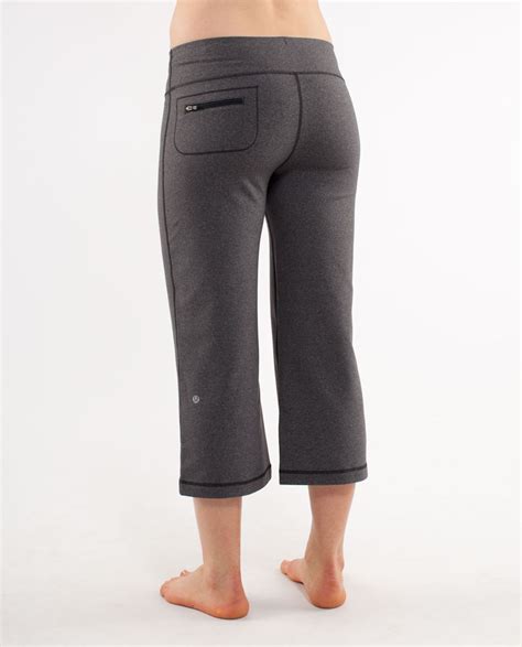 Lululemon Relaxed Fit Crop Ii Heathered Deep Coal Lulu Fanatics