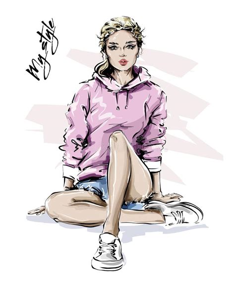 Belle Blonde De Dessin Fille Stock Illustrations Vecteurs Clipart Stock Illustrations