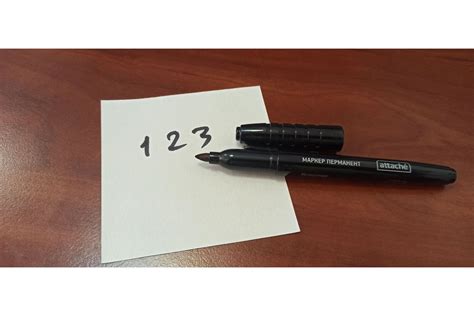 Перманентный маркер Attache черный 1,5-3мм. 155797 - выгодная цена ...