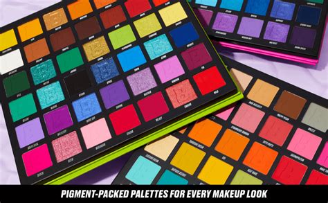 BEAUTY BAY Bright Matte 42 Piece Colour Eye Shadow Palette Gift Set ...