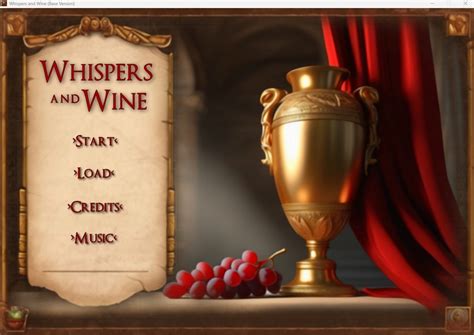 Whispers And Wine Historical Gay Romance Visual Novel About Emperor Hadrian And Antinous By