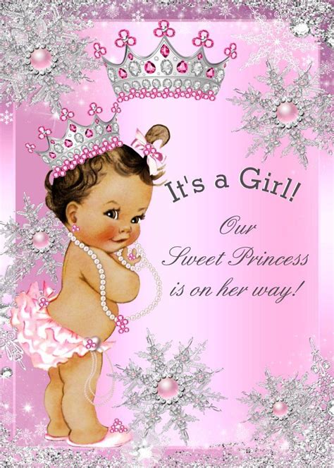 Princess Baby Shower Carriage Pink Black Brunette Invitation Zazzle Artofit