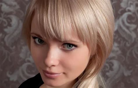 Wallpaper look face model blonde Feeona A for mobile and desktop section девушки