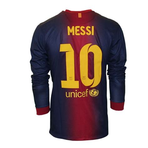 Nike FC Barcelona Home Jersey L S 2012 13 Men S MESSI 10