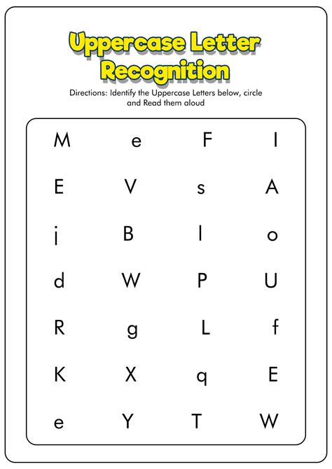 16 Letter Recognition Assessment Worksheet Free Pdf At