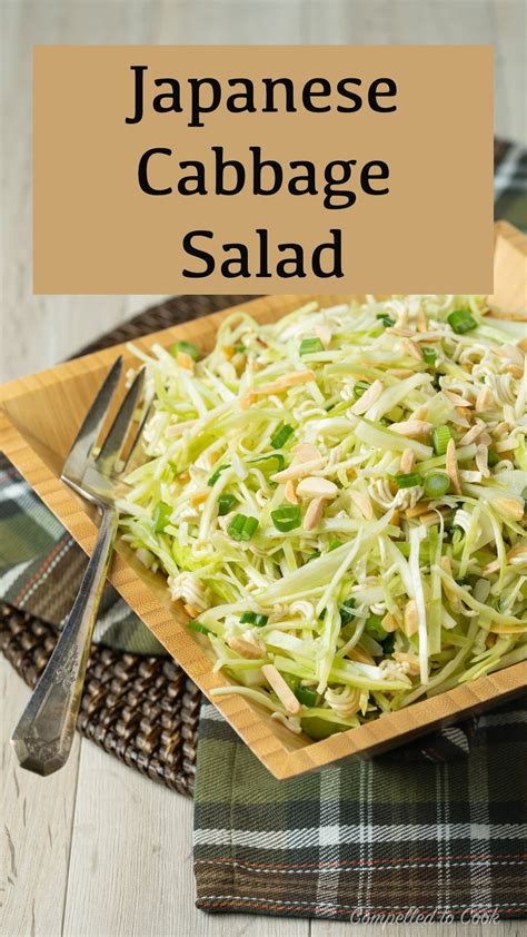 Japanese Cabbage Salad Recipe In 2021 Japanese Cabbage Salad