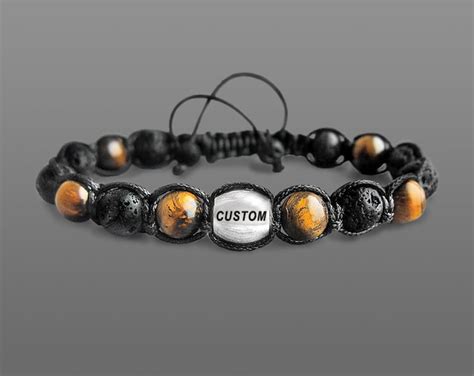 Tiger Eye Bracelet Mens Bracelet Unisex Bracelet Boyfriend - Etsy