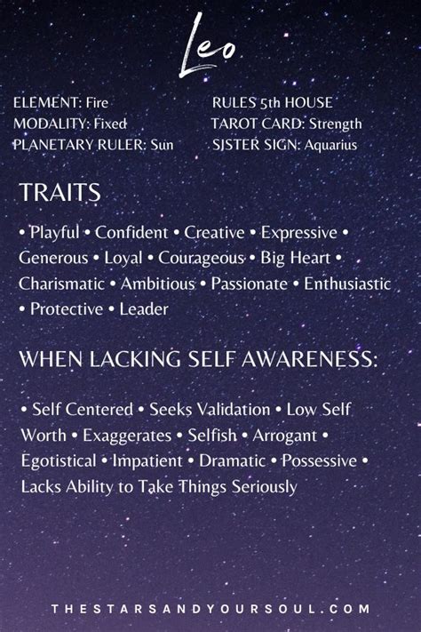 Personality Traits Of Leos Leo Zodiac Facts Astrology Leo Leo Sun Sign