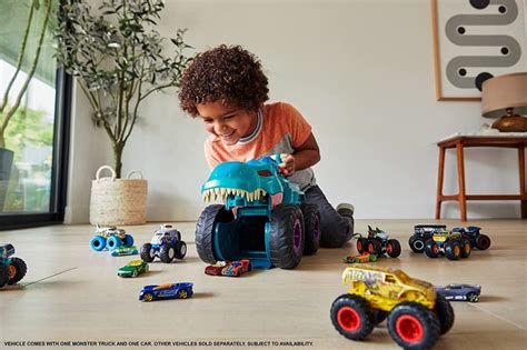 Mega Wrex Mastica Coches Hot Wheels Monster Trucks Dondino Juguetes