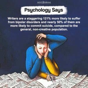 Writers Are A Staggering More Likely To Suffer From Bipolar Disorders