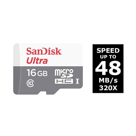 Jual Sandisk Ultra Micro Sdhc Class Memory Card Gb Mbps Di