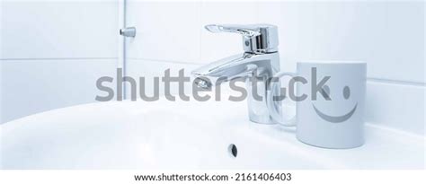 Chromed Metal Faucet Hot Cold Water Stock Photo Shutterstock