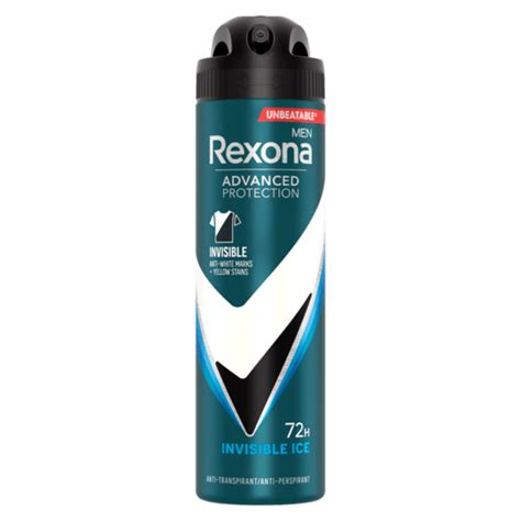 Köp Rexona Men 72h Advanced Protection Invisible Ice spray 150 ml på