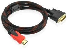 Кабель DVI PREMIER HDMI (m) (прямой) - DVI-D (m) (прямой), 1.5м, черный ...