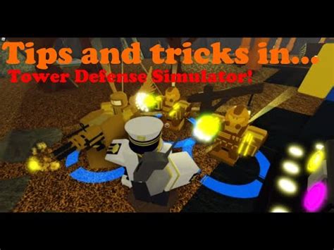 Tower Defense Simulator Tips And Tricks ROBLOX TDS YouTube