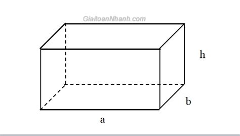 Tính diện tích hình hộp chữ nhật online | GiaitoanNhanh.com