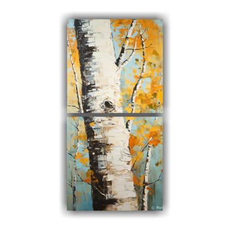 Cuadro Pintura Abstracta Rbol De Aspen Estilo Estilo Leo Decocuadros