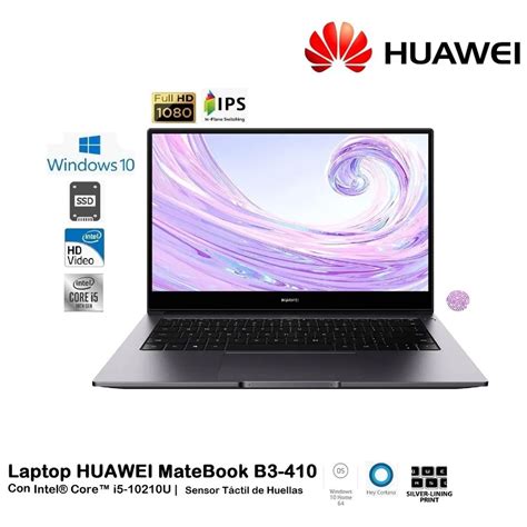 Laptop Huawei Matebook B3-410 Core I5-10210u 8gb 512gb 10 Generacion