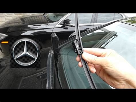 How To Replace Windshield Wiper Blades In Mercedes Benz Youtube