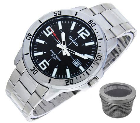 MĘSKI ZEGAREK CASIO MTP VD01D 1B GRAWER PUDEŁKO 8315667611