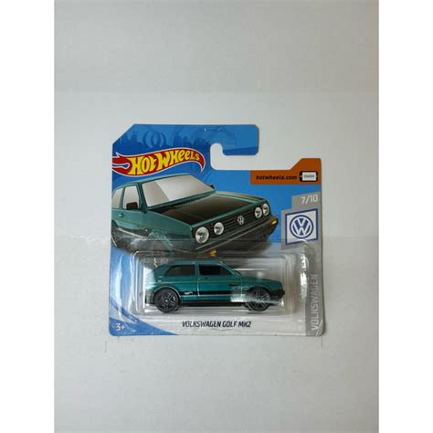 Hot wheels 風火輪 VOLKSWAGEN GOLF MK2 福斯 小鋼炮 美版 歐版 短卡 蝦皮購物