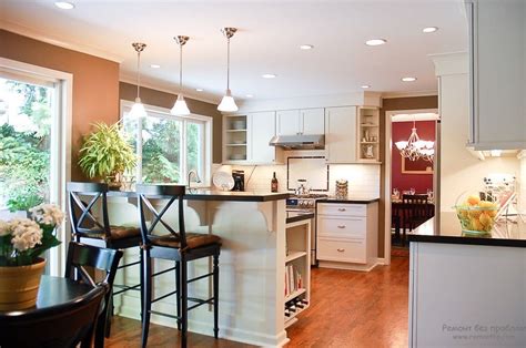 Современный дизайн кухни с барной стойкой | 50 идей для интерьера