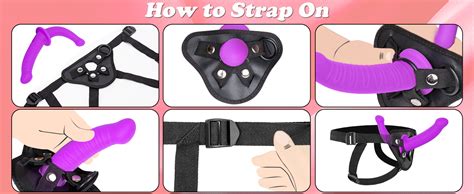 Amazon Strap On Dildo Couple Sex Toys Double Ended Dildo Silicone Big Dildos Anal Dildo