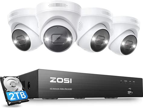 Amazon Zosi Sistema De C Mara De Seguridad Poe K Spotlight Con