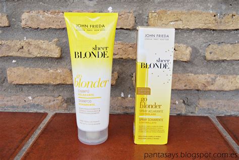 Pantasays Sheer Blonde De John Frieda