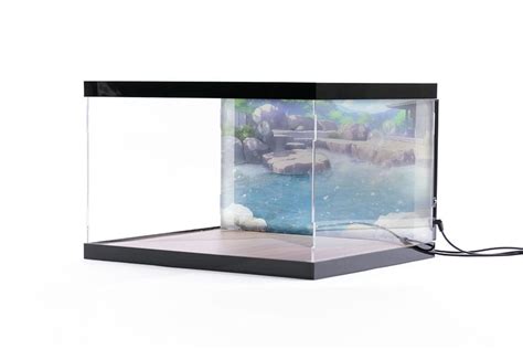 Azur Lane Acrylic Display Case With Lighting For Figure Kashino Hot Springs Relaxation