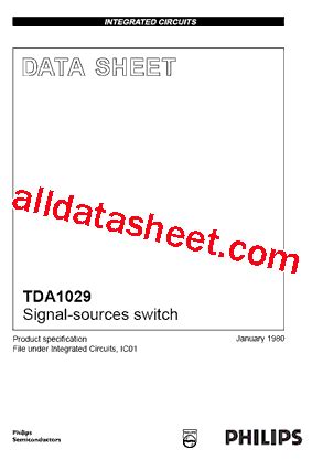 TDA1029 Datasheet(PDF) - NXP Semiconductors