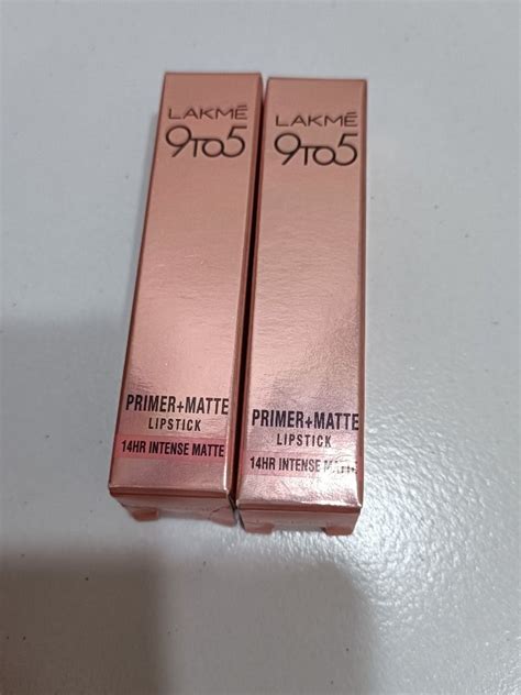 Lakme To Blushing Nude Rosy Sunday Primer Matte Lipstick Combo Buy Lakme To