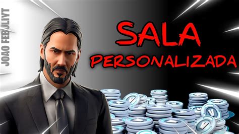 FORTNITE AO VIVO SALA PERSONALIZADA OUTFIT MESTRE MANDOU 4 SAFE