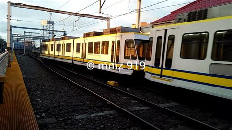 Lrt 1lrmc 1st Generation 1g Train In 2 Car Formation At Monumento