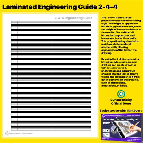 Engineering Guide Template Printed On Short Bond Not Laminated Lazada Ph