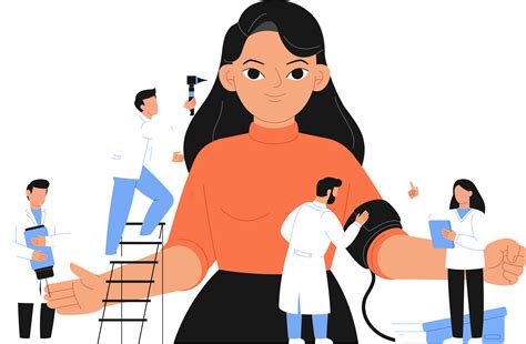 Health Care Insurance Life Insurance Illustration Vector Image