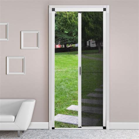 ROOMNEST No-Drilling Retractable Screen Door, Folding Door with