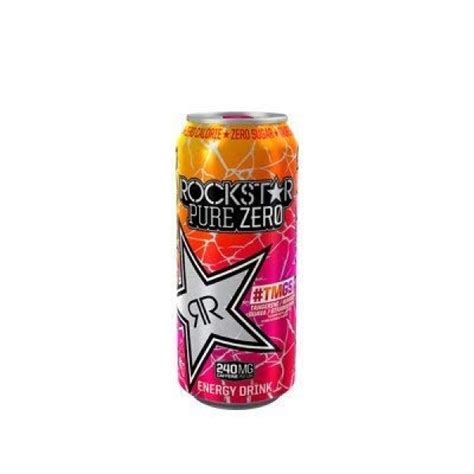 Rockstar Pure Zero Energy Drink Tmgs Fl Oz Pack Of