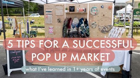 Essential Tips For A Successful Pop Up Market Craft Fair Vendor Guide