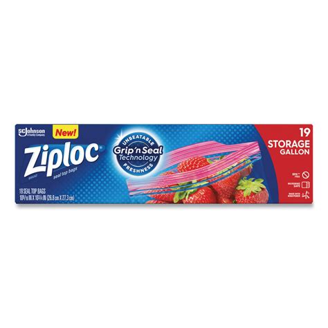 Ziploc Storage Bag Quart 1 500 Count 682256