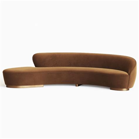 Freeform Curved Sofa With Arm Vladimir Kagan D Model For Vray Corona