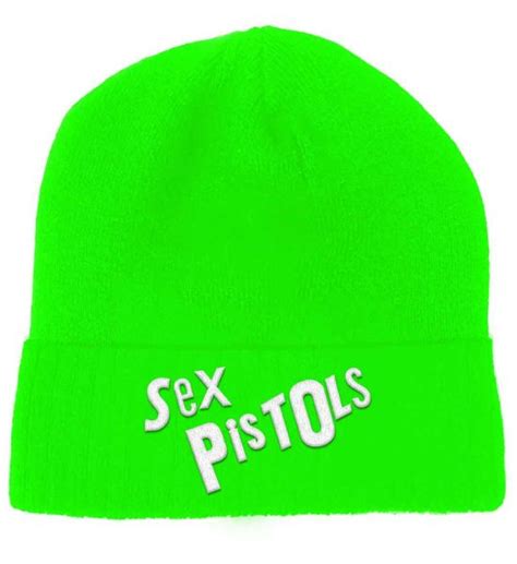 The Sex Pistols Logo Green Beanie Hat Preorder Merchoid UK