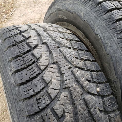 Hankook 265/65/R18 Winter Truck Tires x 3 on 6 bolt chev rims | Tires ...