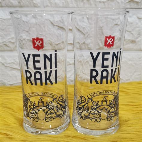 2 Yeni Raki glasses on Carousell