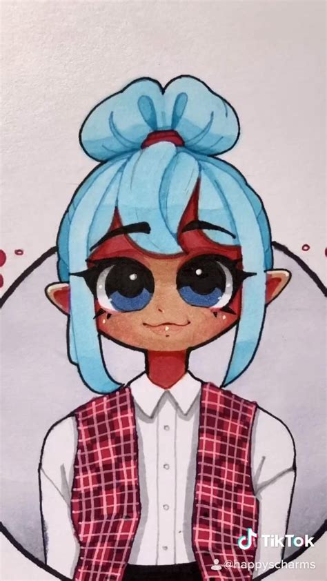 Pin On Happys Charms Original Character Art Dibujos Bonitos Dibujos
